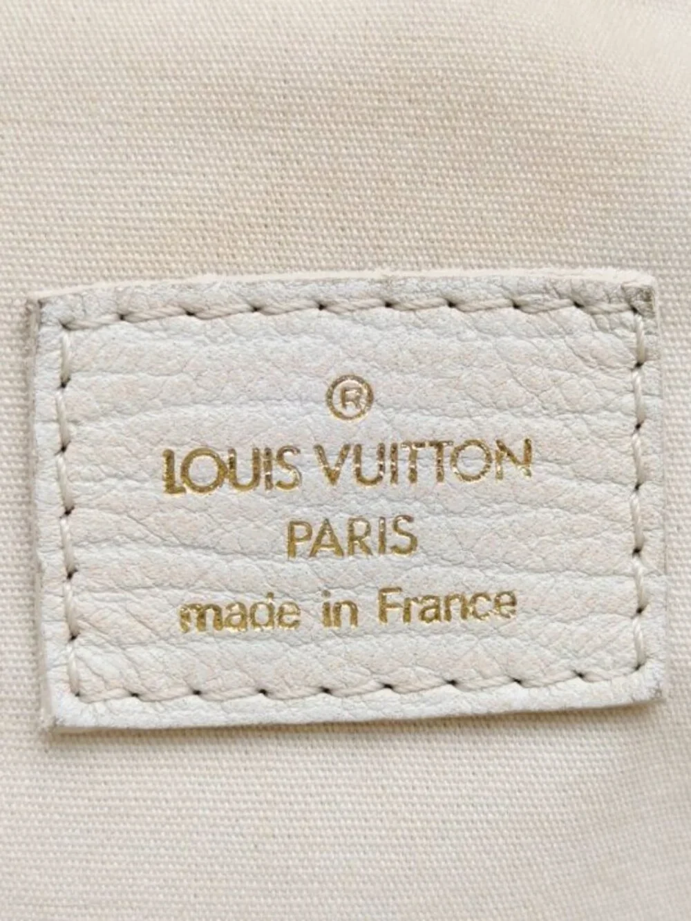 Louis Vuitton Mini Lin Monogram Jeanne MM Satchel White Canvas Shoulder Bag